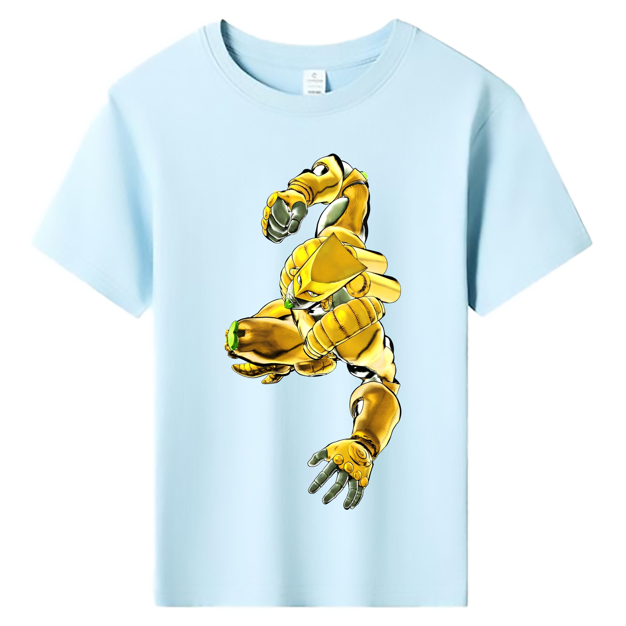 （画像用） ジョジョの奇妙な冒険 ディオ?ブランドー JoJo's Bizarre Adventure Dio Brando 綿100％キッズTシャツ（フロントプリント）